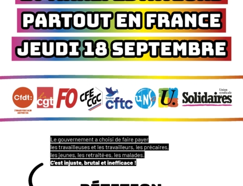 Toutes et tous en grève et dans les manifestations le 18 septembre