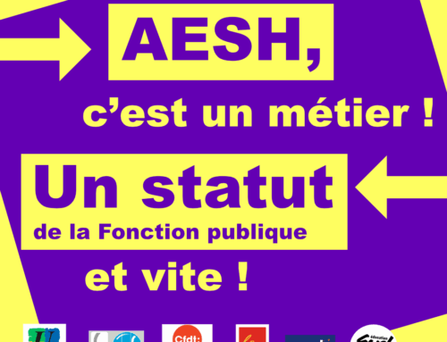 Le 16 décembre, mobilisé·es dans l’Aisne pour les droits des AESH